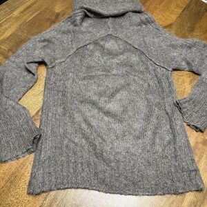 Isabel Benenato Mohair Wool Cowl Neck Sweater